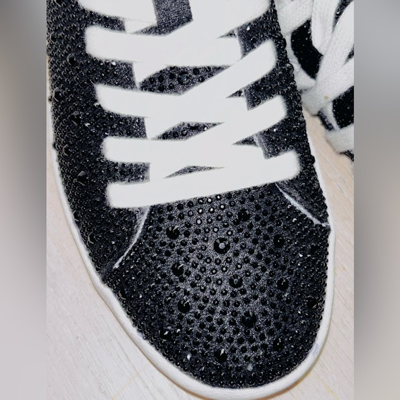 Black Very G Rhinestone Sneakers - various sizes with boxes - Giftable ! - Picture 4 of 9